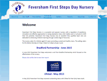 Tablet Screenshot of fevershamfirststeps.com